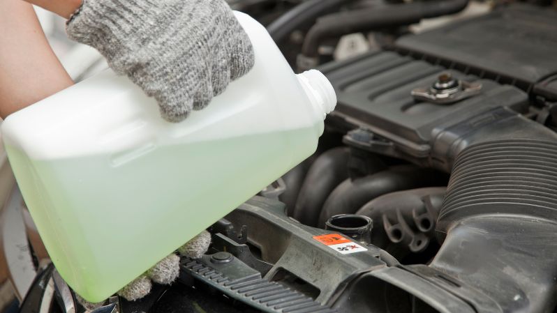 how to top up engine coolant