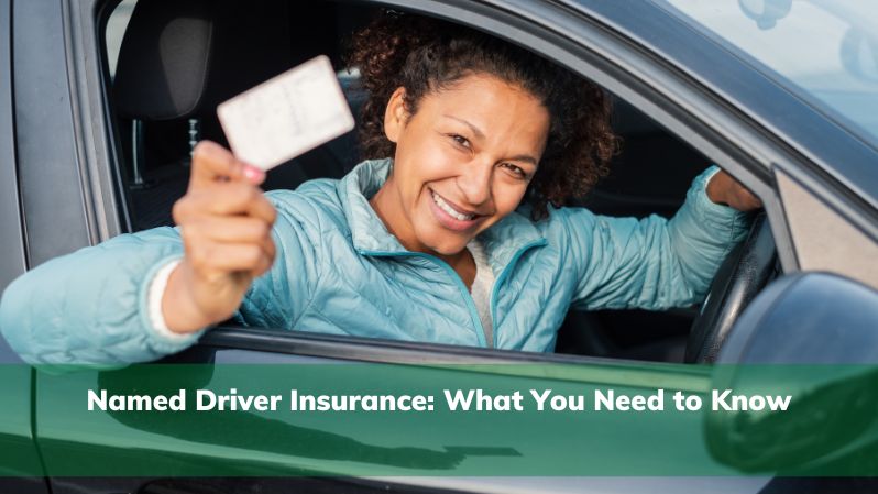 female driver with named driver insurance