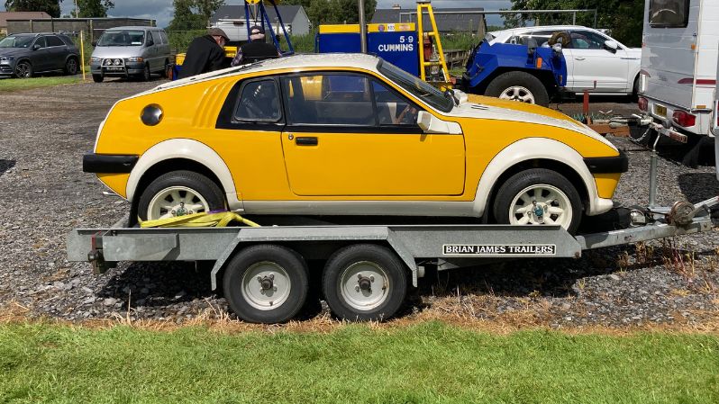 car insurance Ireland older cars exhibited at a classic car fair in Midlands